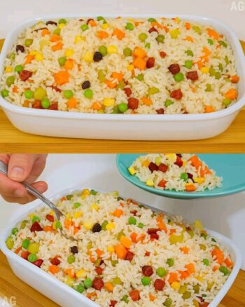 Arroz com Legumes Colorido – Receita Atualizada, Fácil e Nutritiva