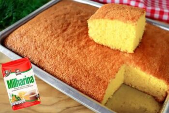 Bolo de Milharina Fofinho: Receita Simples, Cremosa e Irresistível