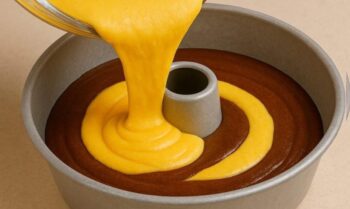 Bolo de Cenoura Mesclado com Chocolate: Receita Fofinha e Irresistível